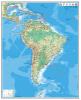南アメリカ州図 ( PP加工 )