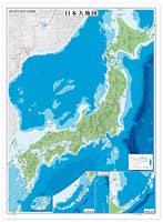 日本地図 自然環境 ( マグシート )