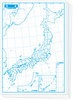 日本全図 白地図 50枚セット