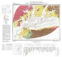 佐賀・福岡県筑後川中流域 - 水理地質図
