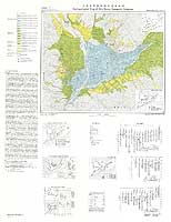 甲府盆地 - 水理地質図