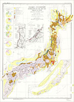 日本油田ガス田分布図 - 200万分の1地質編集図