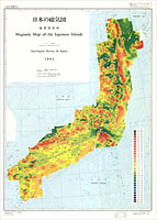 日本の磁気図 - 200万分の1地質編集図