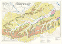 多摩丘陵北西部関東ローム地質図 - 特殊地質図 (全9枚組)