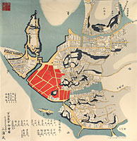 臼杵城下絵図