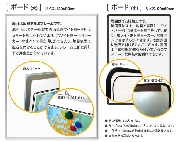 市区町村 安全と健康のための施設記号入り地図 ( ボード ) セレクト