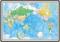 世界地図 小 行政 ( ボード )