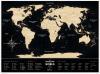 Travel Map Black World　トラベルマップ ワールド ブラック