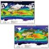 世界環境地図セット　2月・8月 ( 常掲 )