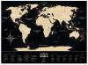 Travel Map Black World　トラベルマップ ワールド ブラック