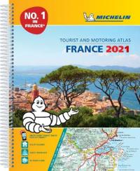 France 2021 Tourist & Mortring Atlas