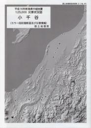 小千谷 - カラー段彩陰影図及び災害情報