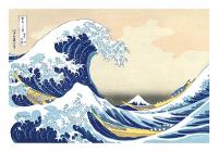 和紙ポストカード 神奈川沖浪裏