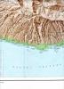 Topographic Map of Island of Molokai ( Shaped Relief Edition )