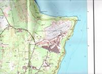 Topographic Map of The Island of Guam