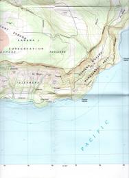 Topographic Map of The Island of Rota ( Luta )