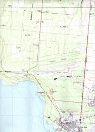 Topographic Map of The Island of Tinian