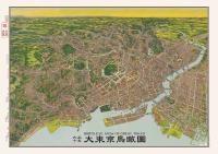 大正十年 大東京鳥瞰図 巻図