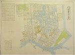 復刻古地図 東京市15区近傍34町村 番地界入 15.深川區全圖