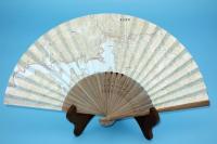 地図扇子 奥多摩湖
