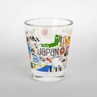 『日本名物マップ』　ショットグラス