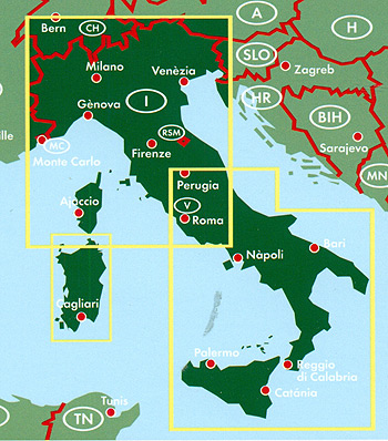 Italy 南ヨーロッパ イタリア F B 地図のご購入は 地図の専門店 マップショップ ぶよお堂 Italy 南ヨーロッパ イタリア F B 地図のご購入は 地図の専門店 マップショップ ぶよお堂