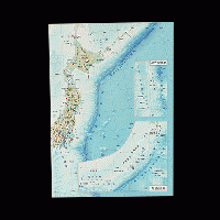 B5ノート　日本地図