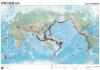 世界の震源分布(A2紙地図)<折図>