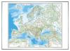 世界州別白地図 レリーフ入り ( ボード ) ヨーロッパ州