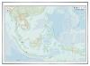 世界地方別白地図 レリーフ入り ( ボード ) 東南アジア