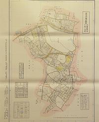 復刻古地図 東京市15区近傍34町村 番地界入 22.豊多摩郡内藤新宿町・千駄ヶ谷町