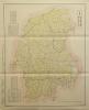 復刻古地図 東京市15区近傍34町村 番地界入 25.北豊島郡長崎村・豊多摩郡落合村