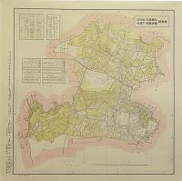 復刻古地図 東京市15区近傍34町村 番地界入 26.北豊島郡高田村・豊多摩郡戸塚村