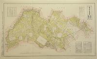 復刻古地図 東京市15区近傍34町村 番地界入 27.北豊島郡巣鴨町・巣鴨村