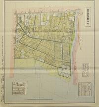 復刻古地図 東京市15区近傍34町村 番地界入 34.南葛飾郡砂村