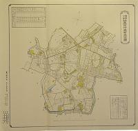 復刻古地図 東京市15区近傍34町村 番地界入 6.麻布區全圖