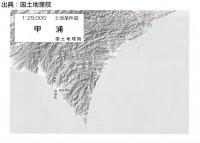 甲浦 -  2万5千分1土地条件図