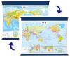 M世界全図 両面刷 ( 地勢・行政 )
