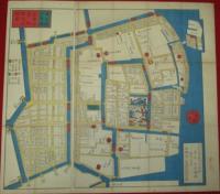 1222 江戸切絵図 京橋南 築地 鉄砲洲絵図