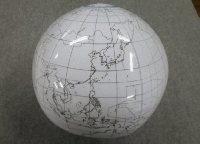 白地図グローブボール