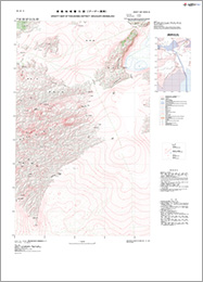 徳島地域重力図 - 重力図 (ブーゲー異常)