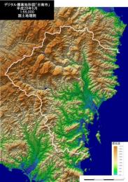 日南市 - デジタル標高地形図