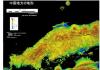 中国地方の地形 - デジタル標高地形図