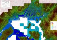 広島周辺 (DSM) - 1:25,000デジタル標高地形図