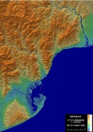 静岡市清水区 - デジタル標高地形図