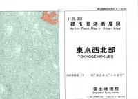 東京西北部 - 2万5千分1都市圏活断層図