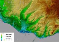 神戸西部 (2016) - デジタル標高地形図