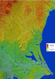 茨城県 - デジタル標高地形図