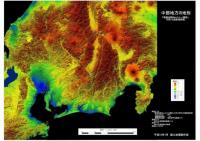 中部地方の地形 - デジタル標高地形図