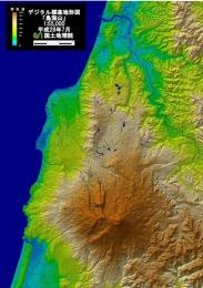鳥海山 - デジタル標高地形図